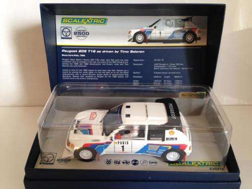 Peugeot 205 T16 Slot Car LTD ED of 2500 worldwide