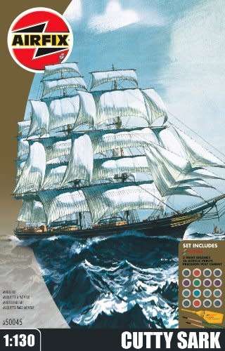Cutty Sark 1:130 Scale Plastic Model Gift Set by Airfix