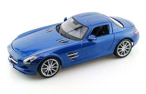Mercedes Benz SLS AMG Gullwing Blue