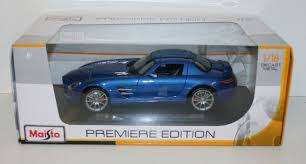 Mercedes Benz SLS AMG Gullwing Blue