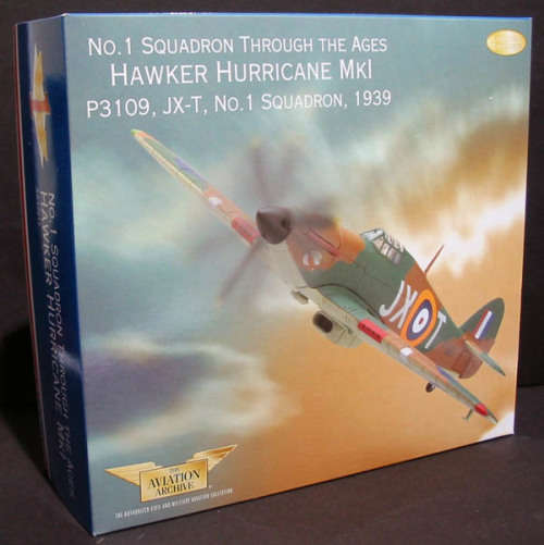 Hawker Hurricane Mk I Royal Air Force P3169/JX-T No1 Squadron 1939