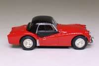 Triumph TR3a, Hard Top, Red, Black Roof