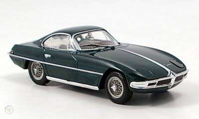 Lamborghini 350 GTV, met. green, lights sunk,