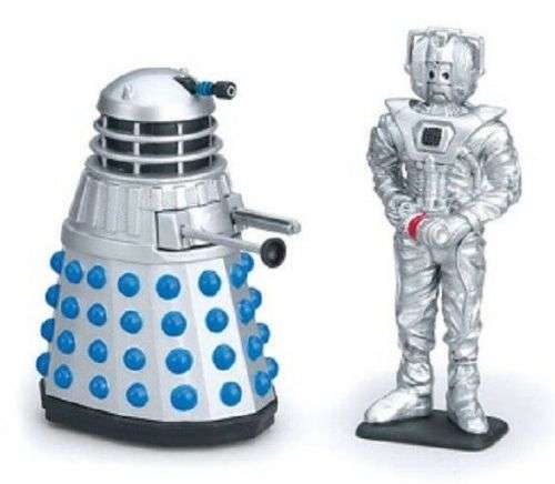 DOCTOR WHO Dalek & Cyberman 40th Anniversary 1963-2003