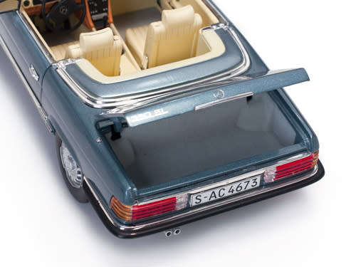 1977 Mercedes-Benz 350 SL Open Convertible, Blue Metal