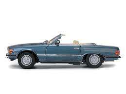 1977 Mercedes-Benz 350 SL Open Convertible, Blue Metal