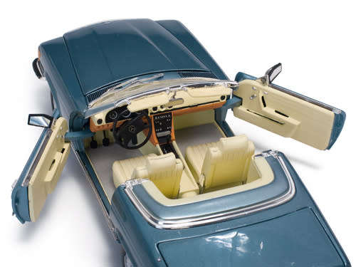 1977 Mercedes-Benz 350 SL Open Convertible, Blue Metal
