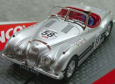 Jaguar Xk 120 Silver - II Rally