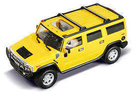 Hummer H2 Yellow" Street Car