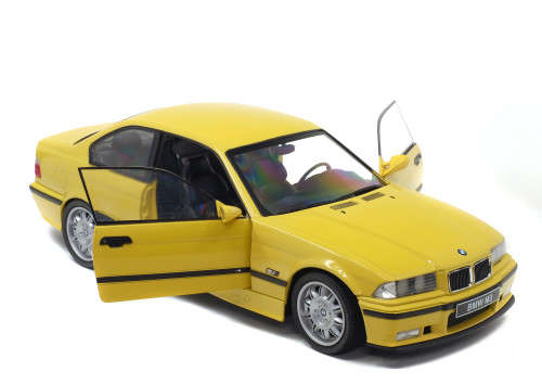 BMW E36 COUPE M3  JAUNE DAKAR  1994