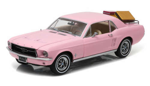 1967 Ford Mustang Coupe With Luggage Pink
