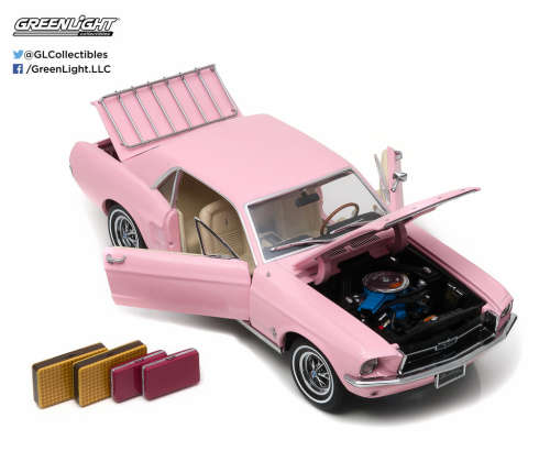 1967 Ford Mustang Coupe With Luggage Pink