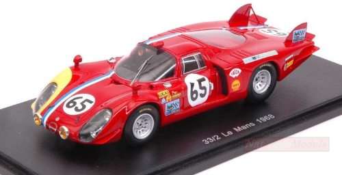 ALFA ROMEO T33/2 N.65 DNF LM 1968 S.TROSCH-K.VON WENDT