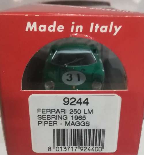 FERRARI  250 LM No 31 SEBRING 1965 PIPER - MAGGS