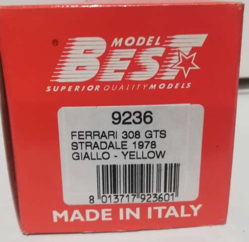 1/43 Ferrari 308GTS STRADALE/YELLOW