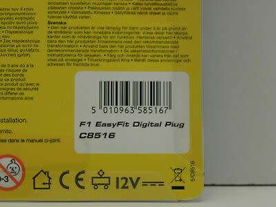 Digital Easy Fit Plug for F1 / Go Karts