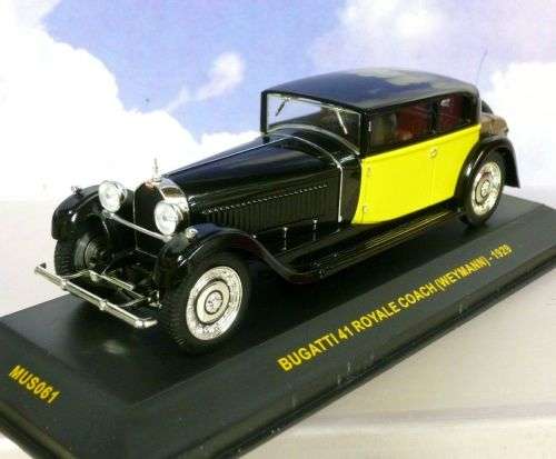 1929 BUGATTI TYPE 41 ROYALE COACH (WEYMANN)