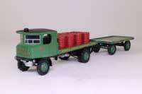 Sentinel Steam Wagon, Flatbed & Trailer, Morris`s Shrewsbury, Oil Drum Load
