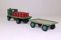 Sentinel Steam Wagon, Flatbed & Trailer, Morris`s Shrewsbury, Oil Drum Load
