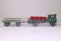 Sentinel Steam Wagon, Flatbed & Trailer, Morris`s Shrewsbury, Oil Drum Load