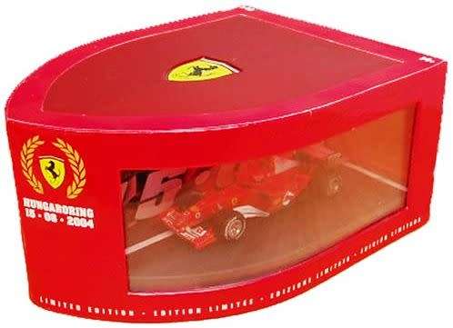 Ferrari F1 Set 2X F2004 Schumacher No 1 Barrichello No 2 - Hungaroring 15-08-2004