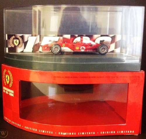 Ferrari F1 Set 2X F2004 Schumacher No 1 Barrichello No 2 - Hungaroring 15-08-2004