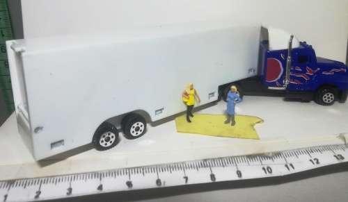 Truck and Containe Trailer