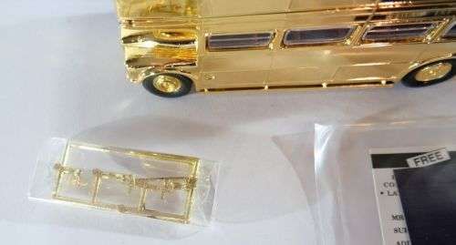 Routemaster Bus Queen Elizabeth II Jubilee Gold Plated