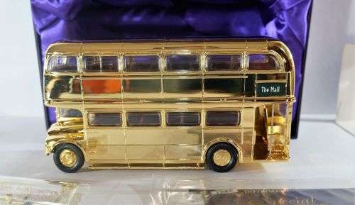Routemaster Bus Queen Elizabeth II Jubilee Gold Plated