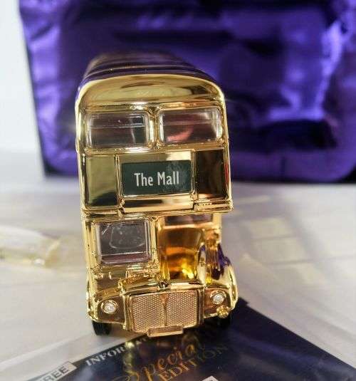 Routemaster Bus Queen Elizabeth II Jubilee Gold Plated