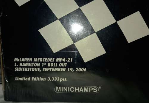 McLaren Mercedes MP4/21 - Lewis Hamilton - 1st Test Sept. 2006 Silverstone