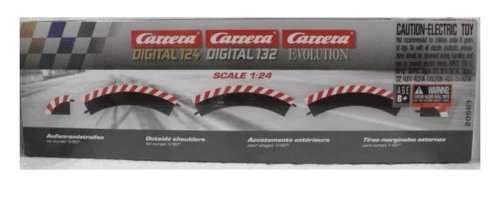 Carrera 20561 Outside Shoulders for Curve 1/60° - Digital 124/132 & Analogue