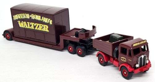 AEC Mammoth Ballast - Drawbar Trailer and Waltzer Load