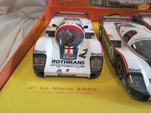 Slot It Rothmans Porsche 956 n.1.2.3 Le Mans 1982 3 Car set. 1/32