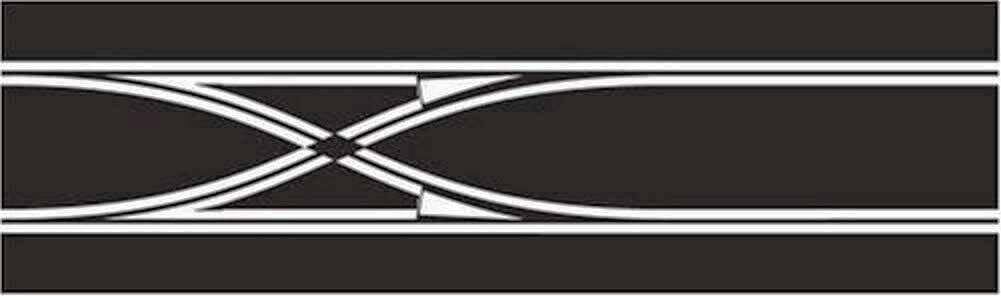 Digital Scalextric Straight Lane Change Track with Sensors