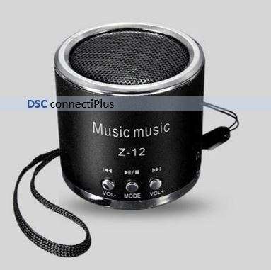 Mini Cylinder Portable Speaker Amplifier w/ FM Radio USB SD Card MP3 Player 3.5mm Line-In Support..!