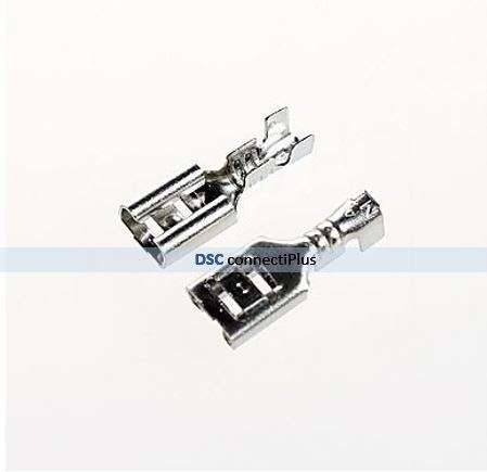 4.8mm Plug Spring Crimp Cold Terminals (10 pcs)..!