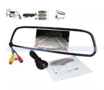 High Resolution 4.3" Color TFT LED Car Rearview Mirror Monitor Parking Assistant 480*240 16:9 Screen
