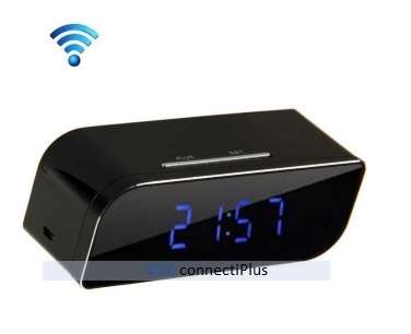 P2P Network Mini IP Camera H.264 HD 720P Wifi Clock Camera, Support Night Vision / Motion Detection