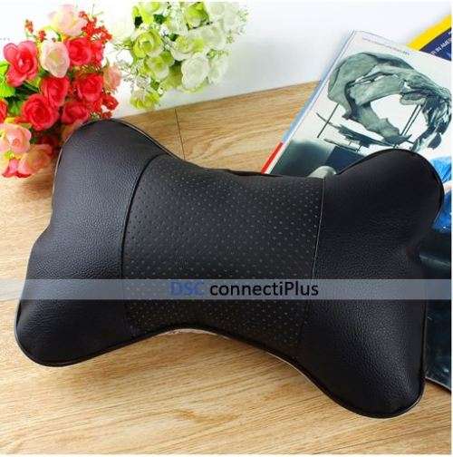 Car Neck Headrest Pillow Cushion Soft Perforating Design w/ Elastic Strap Auto Comfort & Safety..!