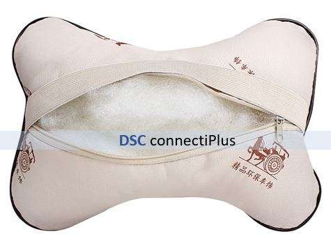 Car Neck Headrest Pillow Cushion Soft Perforating Design w/ Elastic Strap Auto Comfort & Safety..!