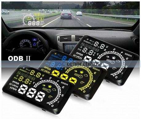 | SALE | New 5.5" Car HUD Heads Up Display OBD II Projector Digital Light Speeding Warning (Black)