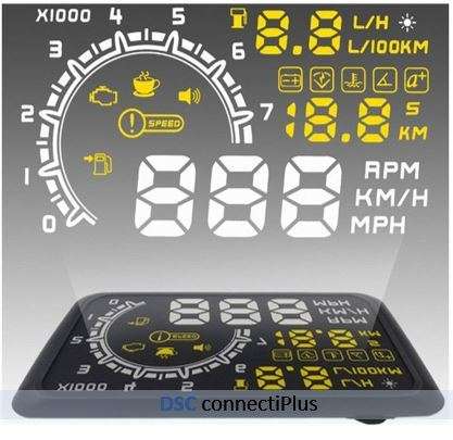 | SALE | New 5.5" Car HUD Heads Up Display OBD II Projector Digital Light Speeding Warning (Black)