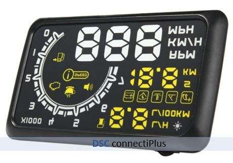 | SALE | New 5.5" Car HUD Heads Up Display OBD II Projector Digital Light Speeding Warning (Black)