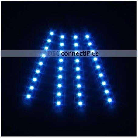 4 Pcs SMD 5050 Auto Car LED RGB Interior Floor Decorative Atmosphere Lights w/ Remote Control..!