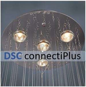 New Luxury Modern Crystal Chandelier w/ 4 Lights..!