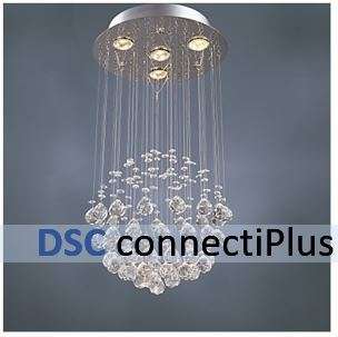 New Luxury Modern Crystal Chandelier w/ 4 Lights..!