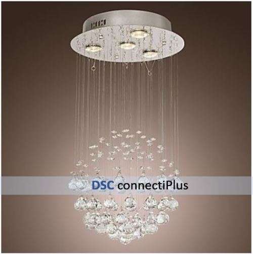 New Luxury Modern Crystal Chandelier w/ 4 Lights..!