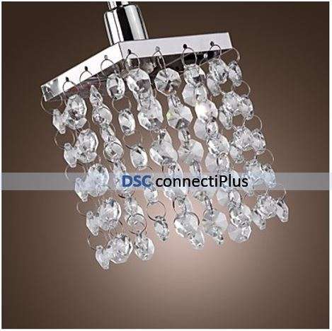 3 Lights Island Light Linear Crystal Chandelier (Silver)..!