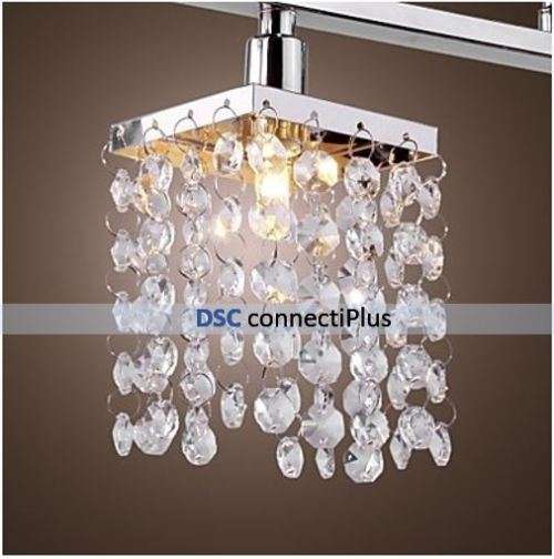 3 Lights Island Light Linear Crystal Chandelier (Silver)..!